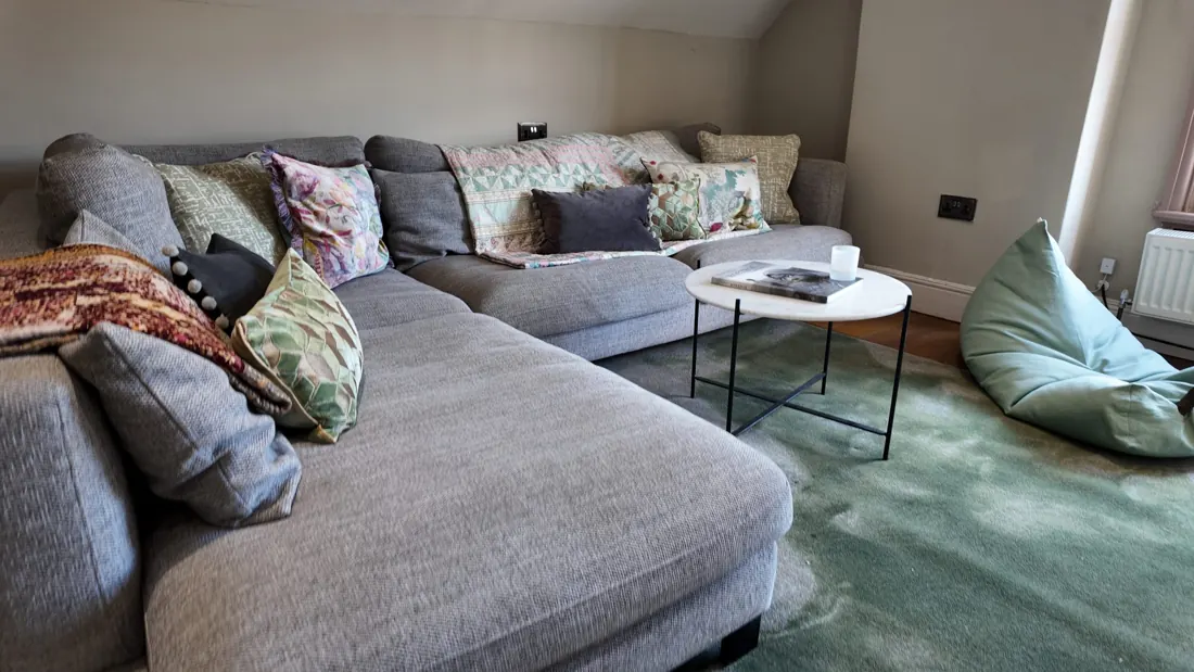 The Dachshund Den living room