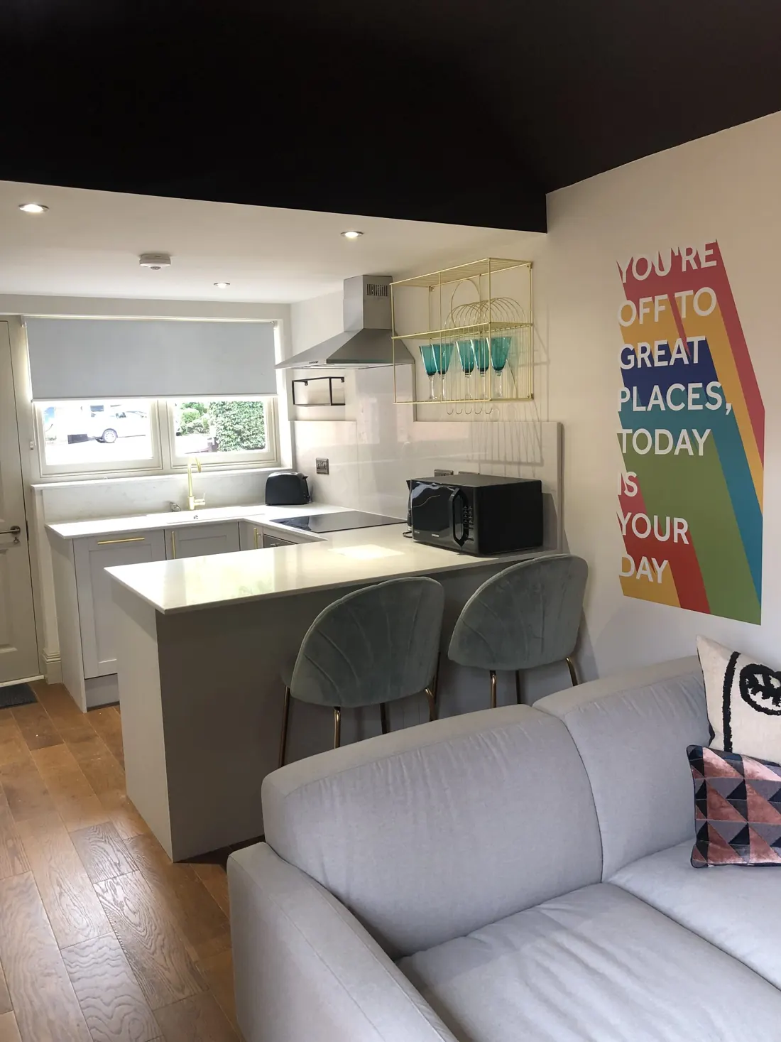 Pug Pad's living space